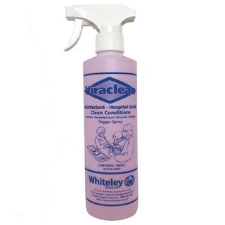 WHITELEY VIRACLEAN HOSPITAL GRADE DISINFECTANT 500ML TRIGGER SPRAY - EACH