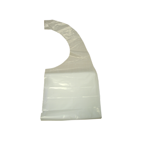 AEROSHIELD DISPOSABLE APRON - WHITE 81cm x 132cm - 100 - PACK