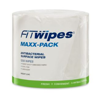 WOW ANTIBACTERIAL SURFACE WIPES 'MAXX-PACK' - 1200 WIPES X 4 ROLLS - CTN