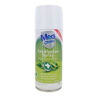 MEDI CHOICE EUCALYPTUS SPRAY PHARMACEUTICAL GRADE ANTIBACTERIAL - CLEANS & DEODORISES - 200G - 6 - CTN