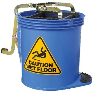 OATES CONTRACTOR ROLLER WRINGER BUCKET - BLUE - EACH