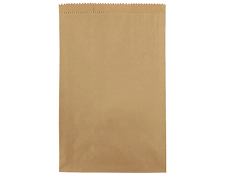 12 LONG / FLAT BROWN BAG 450 L X 300 MM W - 500 - PKT