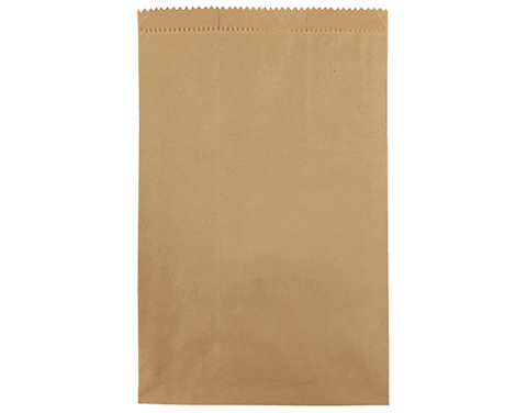 12 LONG / FLAT BROWN BAG 450 L X 300 MM W - 500 - PKT