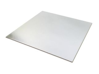 CAKE BOARD 10" SQUARE SILVER FOILED 250X250X2.8MM - 50 - PACK