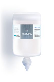 Clean Plus Instant Hand Sanitiser Foam 1L Pod -1 -POD