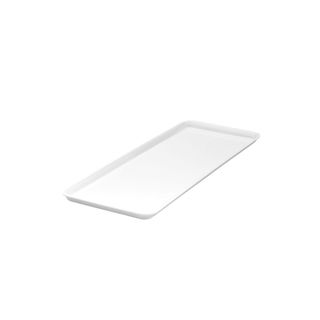 MELAMINE - RECT SANDWICH PLATTER - WHITE  390x150mm - 91040-W - EACH