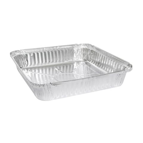 MARINUCCI FOIL 1.5L SQUARE TRAY, 212X212X35 ( 18-MSQ407 ) ( 7223 ) - 100 - SLV