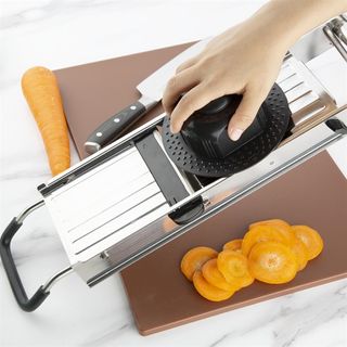 VOGUE MANDOLINE STAINLESS STEEL - 400mm L x 135mm W - Y836 - EACH