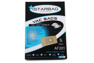 STARBAG - AF201 - PAPER VACUUM BAGS - 5 PACK