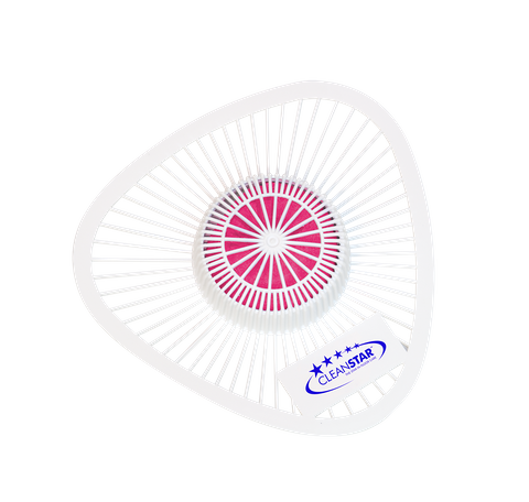 CLEANSTAR URINAL BLOCK & CAGE - CHERRY - 04OZ ENZYME BLOCK - 12 - CTN