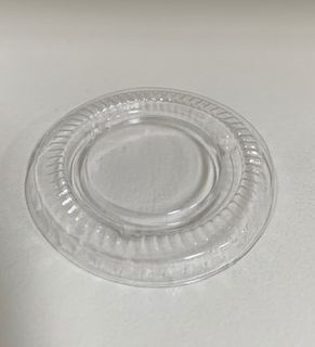 CAPRI P100 FLAT LID (30mL) CLEAR PLASTIC - 100 - SLV