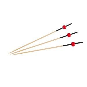 TRENTON 120MM RIO RED AND BLACK ENDS SKEWER / COCKTAIL PICK - 47966 -100 - PKT