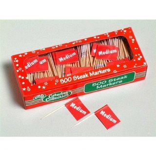 ALPEN FLAG STEAK MARKER - MEDIUM - 500 - PKT