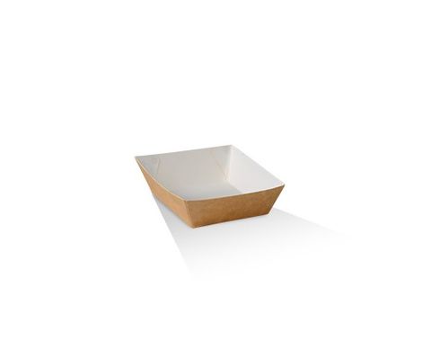 GREENMARK BROWN & WHITE CARDBOARD MINI TRAY 55X55X25MM ( BTMINI ) - 900 - CTN