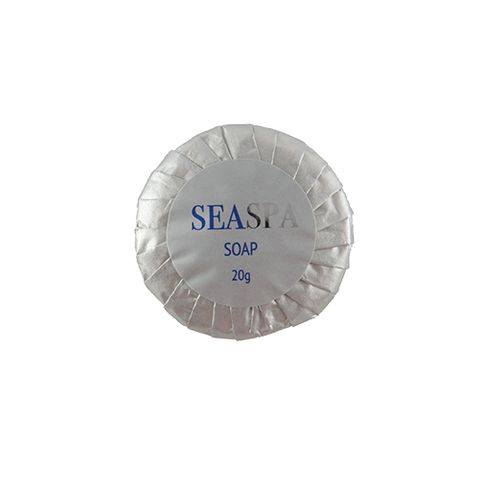 SEA SPA 20G BATH SOAP - PLEATED WRAP - 500 ( 20 X 25 ) - CTN