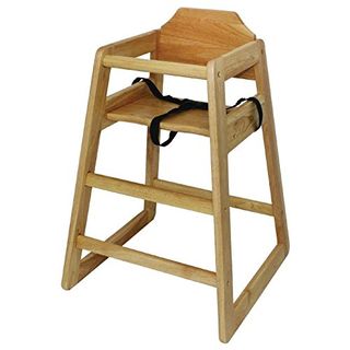 BOLERO WOODEN HIGH CHAIR NATURAL FINISH ( DL900 ) - EACH