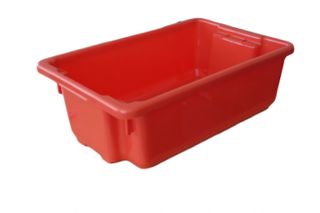 NALLY CRATE / BIN 13.5L NO.4 - RED (IH089RED) - EACH