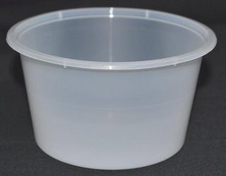 CHANROL 300ML ROUND FREEZER CONTAINER - 1000 - CTN