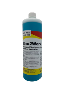 AGAR BAC2WORK BIOLOGICAL WASHROOM CLEANER & ODOUR NEUTRALISER - 1L