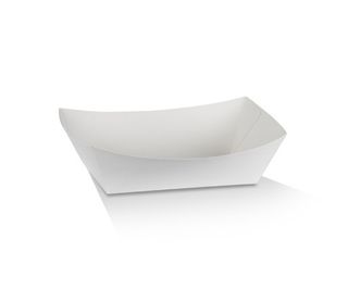 GREENMARK WHITE CARDBOARD TRAY # 3 140X85X55MM ( T3 ) - 500 - CTN