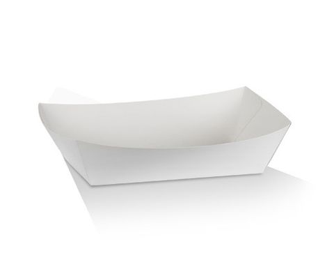 GREENMARK WHITE CARDBOARD TRAY # 4 170X95X55MM ( T4 ) - 400 - CTN ( 2 X 200 / SLV )