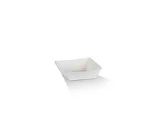 GREENMARK WHITE CARDBOARD MINI TRAY 55X55X25MM ( TMINI ) - 150 - SLV