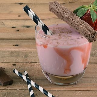 ECO-STRAW BLACK AND WHITE 3 PLY COCKTAIL PAPER STRAWS - 135MM X 6MM - 250 - PKT