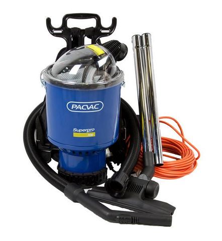 PACVAC SUPERPRO 700 BACKPACK VACUUM CLEANER ( 32mm Accessories ) - EACH