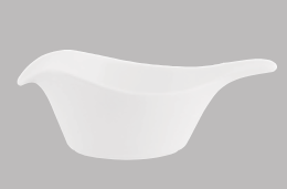 RYNER GRAVY BOAT - 133MM L - WHITE - 96095 - 96 - CTN