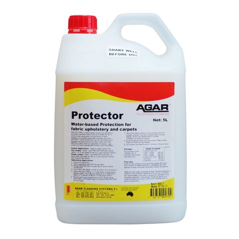 AGAR PROTECTOR WATER-BASED PROTECTION FOR FABRIC UPHOLSTERY & CARPET - 5L