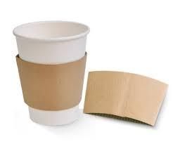 GREENMARK COFFEE CUP KRAFT PAPER SLEEVE - 12/16oz -1000 - CTN