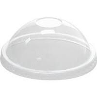 ECO+ CLARITY CLEAR rPET CUP LID - DOME 15 - 24oz ( 98mm dia ) - 33-EC98CCDL - 50 - SLV