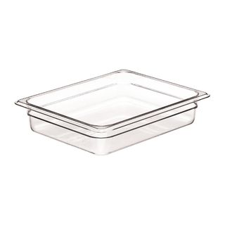 CAMBRO CLEAR POLYCARBONATE 1/2 SIZE 65MM GASTRONORM PAN - DM730 - EACH