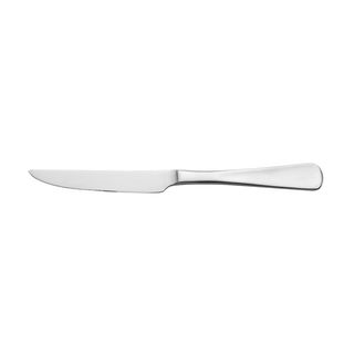 ROME STEAK KNIFE S/STEEL SOLID HANDLE DOZEN 12073 - PKT