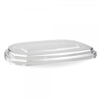 BIOPAK 600 & 950ml BIOCANE OCTA PET CLEAR LID - cold use only - 400 - CTN ( B-LBL-OCTA-RPET(D) )