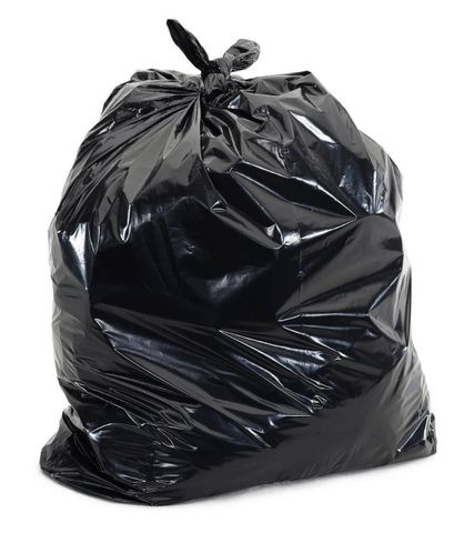 PNI 240L BLACK GARBAGE (WHEELIE) HEAVY DUTY BIN LINERS - 100 - CTN