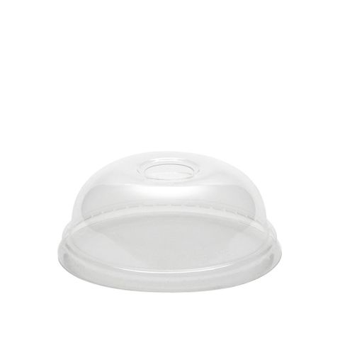 ECO+ CLARITY CLEAR rPET CUP LID - DOME 8 - 10oz ( 78mm dia ) - 1000 - CTN