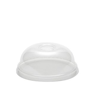 ECO+ CLARITY CLEAR rPET CUP LID - DOME 8 - 10oz ( 78mm dia ) - 50 - SLV