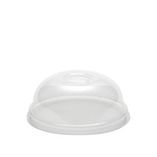 ECO+ CLARITY CLEAR rPET CUP LID - DOME 8 - 10oz ( 78mm dia ) - 50 - SLV