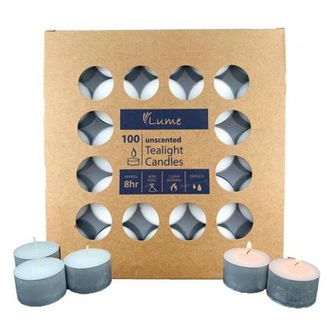 ALPEN LUME TEA LIGHT CANDLES 8 HR ( 420107 ) - 300 - CTN