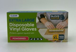 GLOVE MASTER VINYL CLEAR PRE - POWDERED GLOVES - EXTRA LARGE - 1000 - CTN