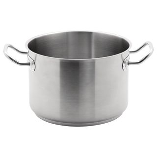 VOGUE STAINLESS STEEL STEW PAN / POT 7L - 240MM DIA x 160MM H ( M940 ) - EACH