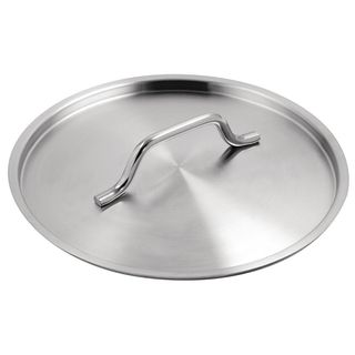 VOGUE STAINLESS STEEL LID TO SUIT SAUCEPAN & STEW POT - 240MM DIA ( M950 ) - EACH