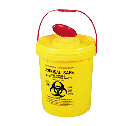 AEROHAZARD SHARPS DISPOSAL CONTAINER 23L YELLOW ( SD 23000 ) - EACH