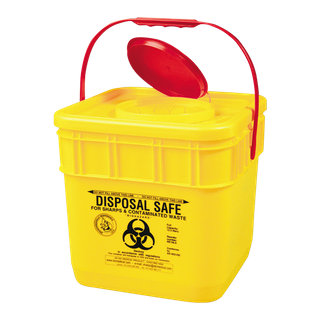 AEROHAZARD SHARPS DISPOSAL CONTAINER 12.5L YELLOW ( SD 12500 ) - EACH