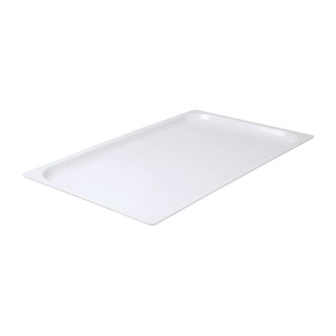 RYNER MELAMINE FOOD PAN - WHITE 1/1 SIZE 20MM - 91111 - EACH