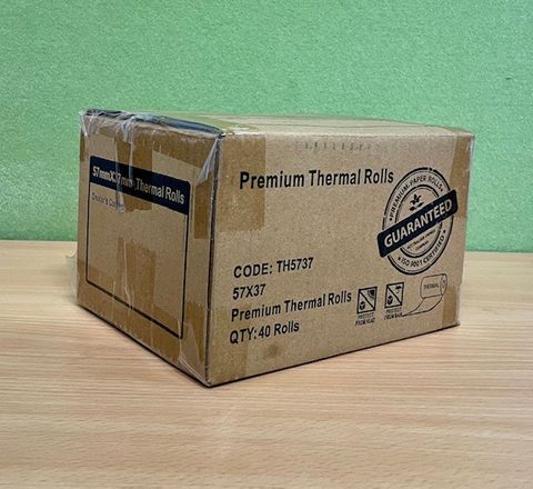 POS ROLL - Posmax EFTPOS Thermal Rolls (57x37mm) - 40 - CTN ( TH5737 )