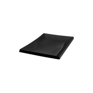 RYNER MELAMINE SUSHI PLATTER - BLACK, 395 X 265mm - 91064-BK - EACH