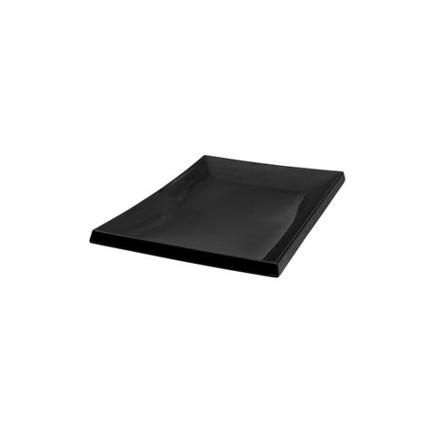 RYNER MELAMINE SUSHI PLATTER - BLACK, 395 X 265mm - 91064-BK - EACH