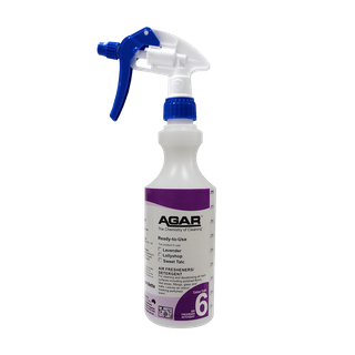 PRINTED AGAR AIR FRESHENER / DETERGENT BOTTLE 500ML - PURPLE PRINT - ( D06V ) - 500ML